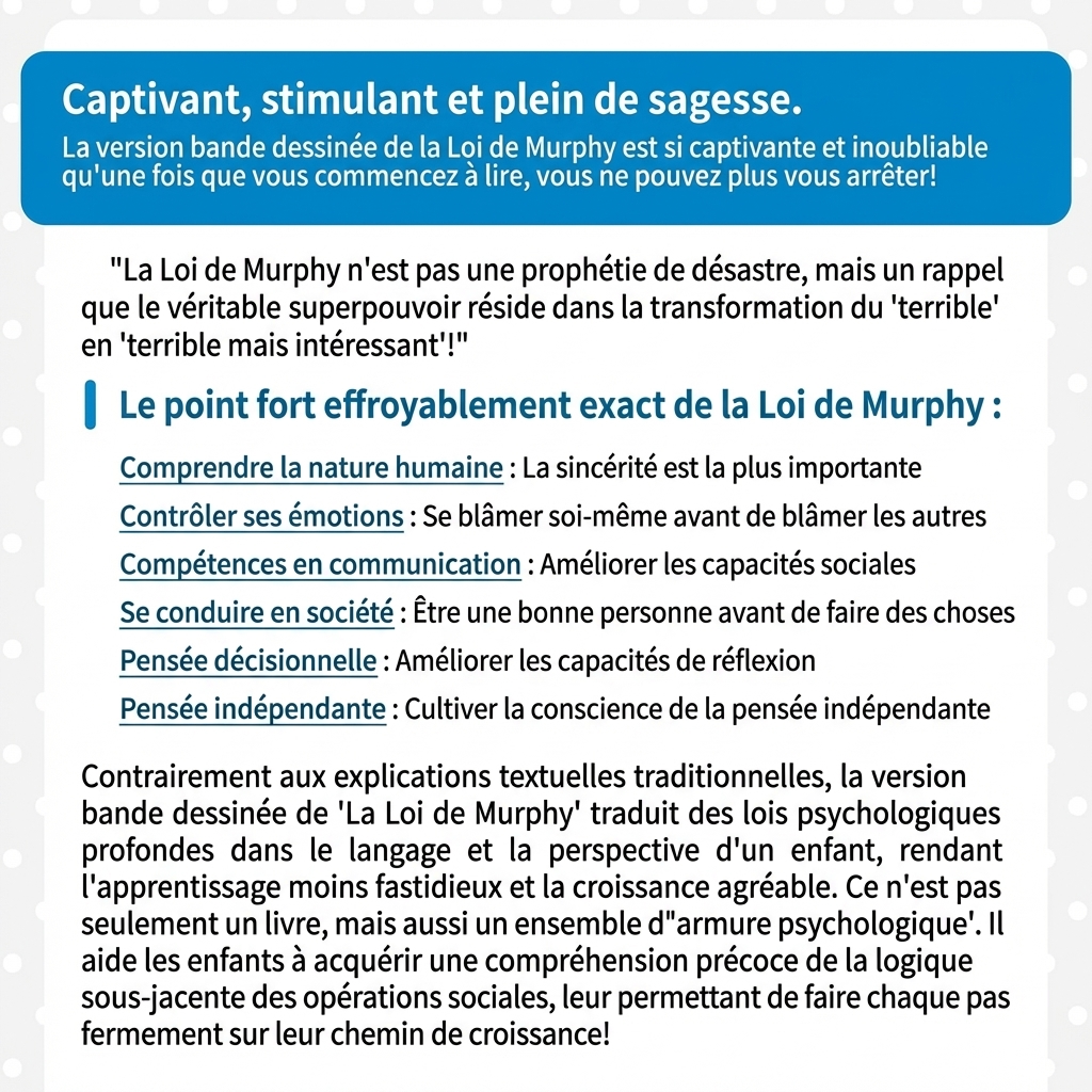La loi de Murphy : Principes de vie pour enfants